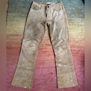Vintage Real Leather 1892 Abercrombie & Fitch Pants